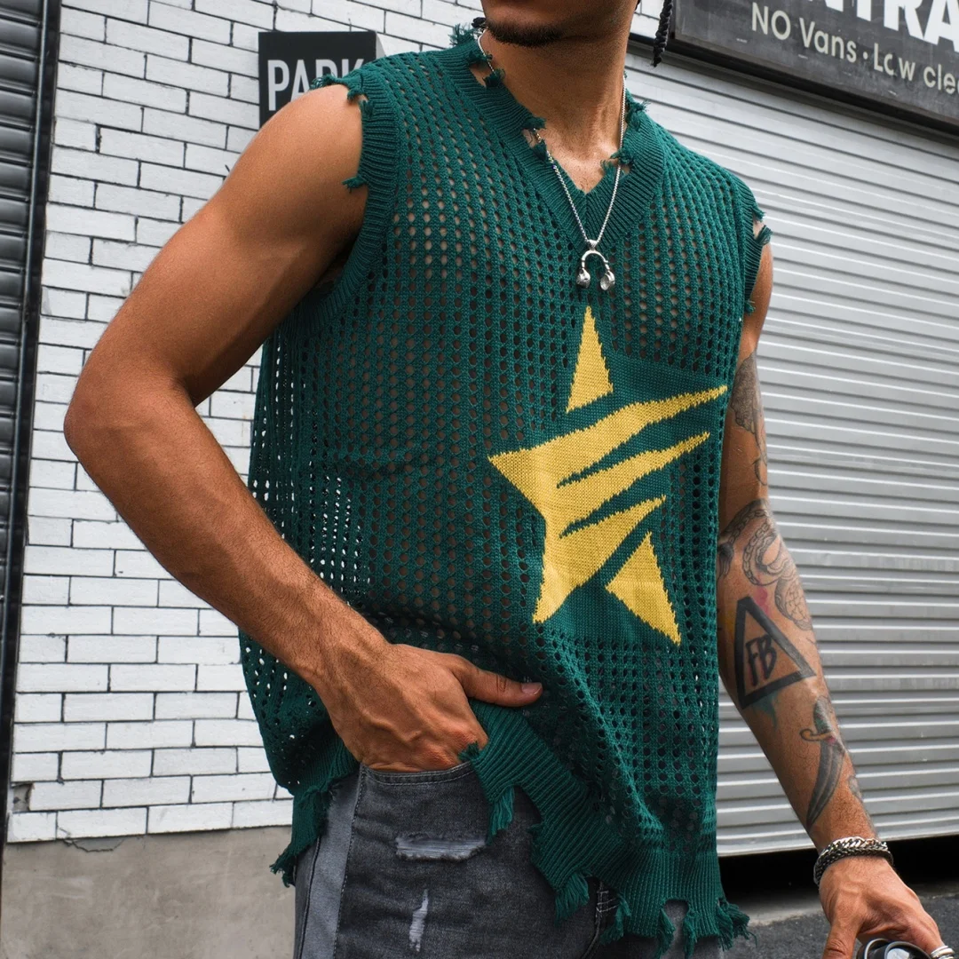 Gilet tricoté pour hommes