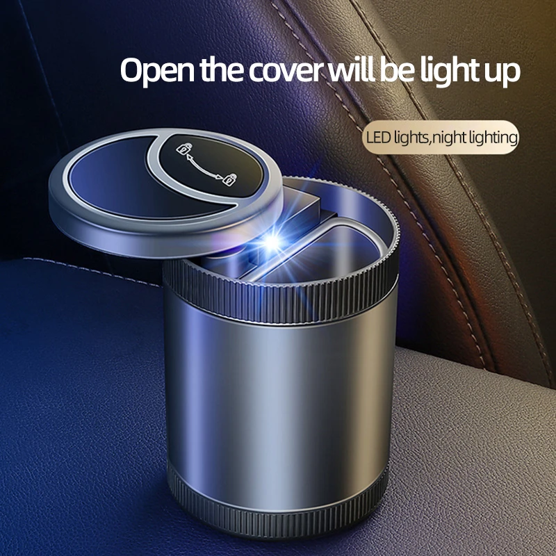Car Ashtray Intelligent Automatic Induction Opening Ashtray With Lid