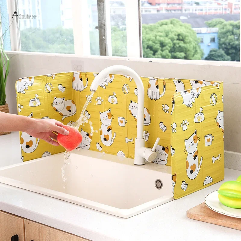 Kitchen Cooking Frying Oil Splashing Protection Splatter Screen Foldable Heat-Resistant Grease Splatter Guard Kitchenwares Tool