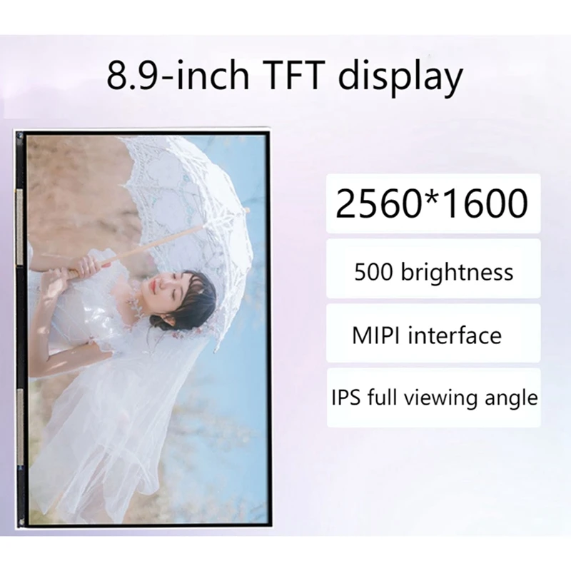 UNIZ 슬래시 C / Uniz 슬래시 2 3D 프린터용, 8.9 인치 2560X1600 해상도 IPS HD LCD 디스플레이, TFTMD089030