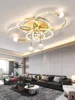 2024 New Modern Round Led Black Living Room Pendant Light Kitchen Restaurant Glossy Pendant Light Interior Decoration 1