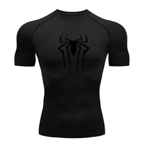 New Compression Shirt Men Fitness Gym Super Hero Sport Running T-Shirt Rashgard Tops Tee Quick Dry Short Sleeve T-Shirt For Men - Image 7