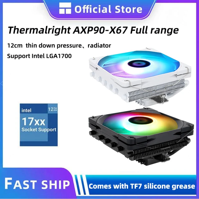 Thermalright 67mm Press Down Lga 1700 Am4 Cpu Cooler Argb 6x6mm