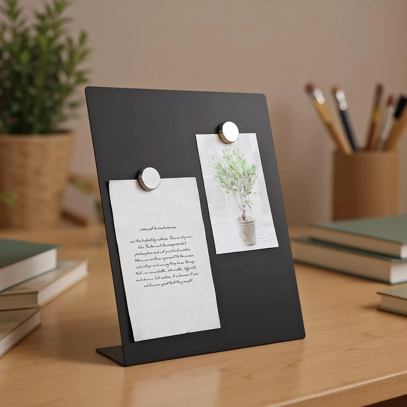 Metal Board For Magnets Stainless Steel Shopping Lists Board Vertical Multifunctional Whiteboard For Home Workshop Kitchen