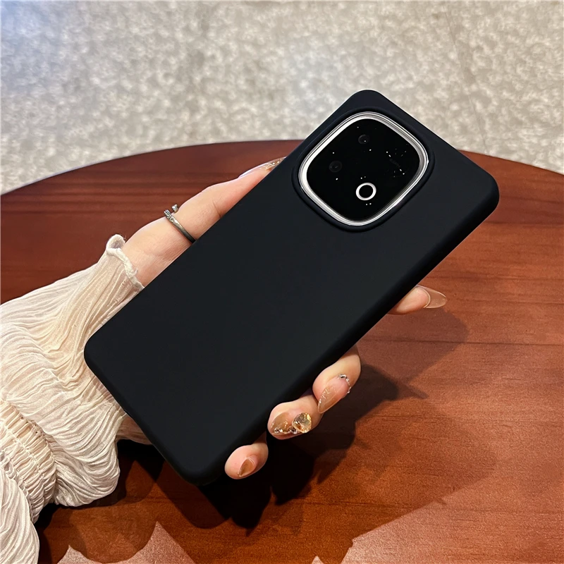 Shockproof Soft Liquid Silicone Case - Slim Skin Fleece Protection Cover with Retail Package