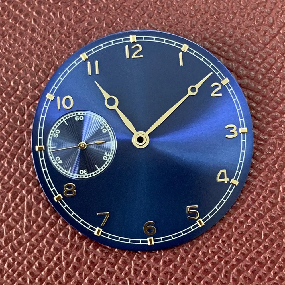 37mm Watch Dial for ETA 6497 3600 Movement Watch Accessories 9 O'clock Position ETA6497 Movement Dials with Hands Watch Faces