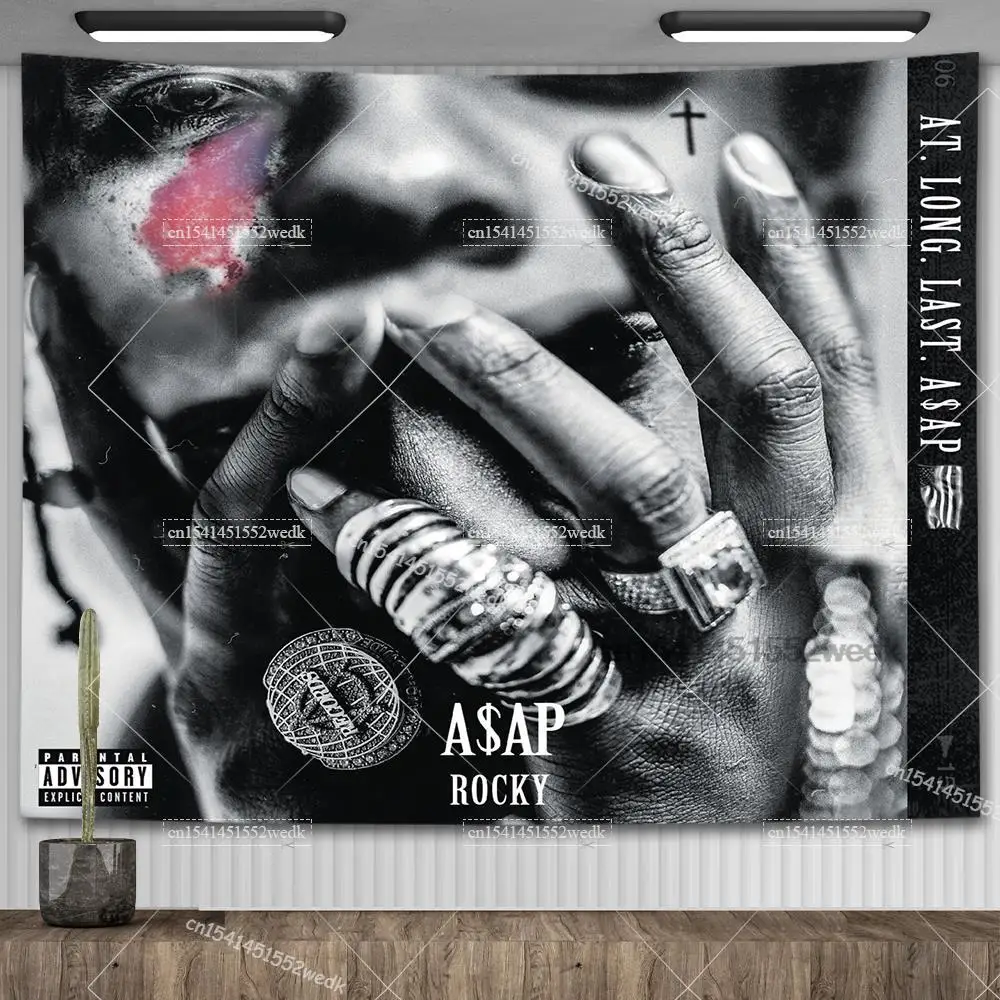 So schnell wie möglich felsige Live-Liebes flaggen Rakim Mayers Rauchen Wandbehang Ablum Poster Dekor Meme Tapisserie Raum dekor ästhetische Wandteppiche – Detail 3