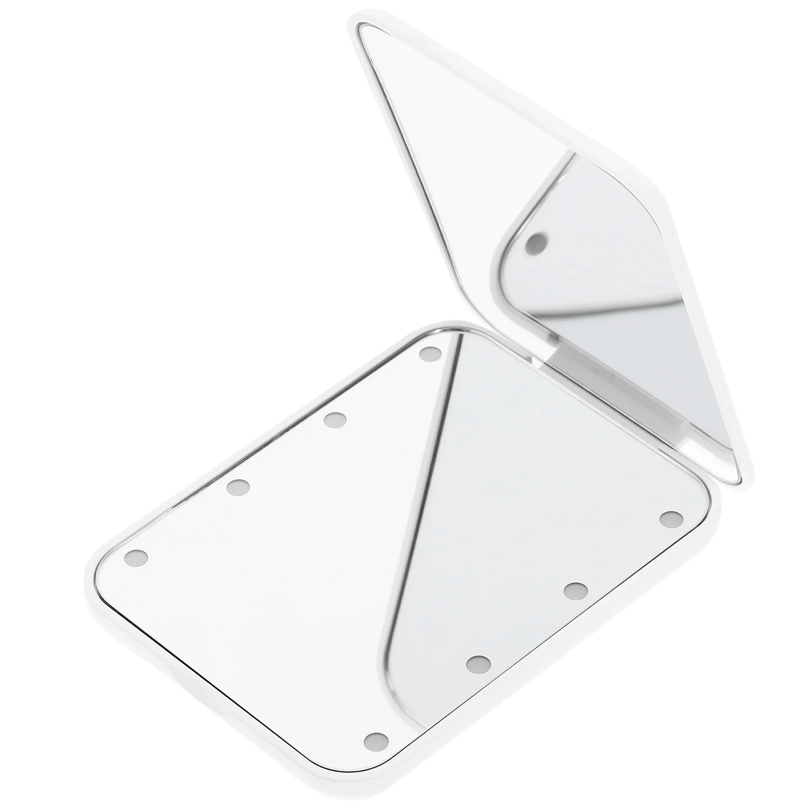 

LED Vanity Mirror Handheld Makeup Travel with Light Magnifier Folding Lighted Magnification