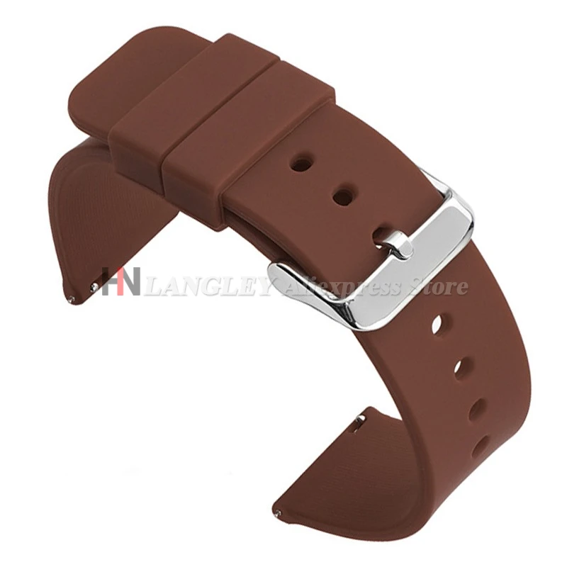 Universal Silicone Rubber Watch Strap - Multi-Size Adjustable Band