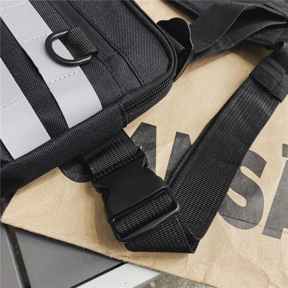 Oxford Cloth Unisex Waistcoat Vest Chest Bag