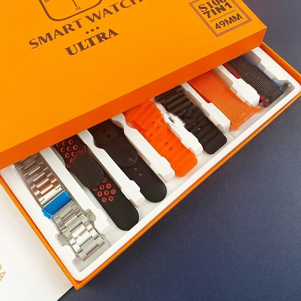 S100 Ultra 7 in 1 Smart Watch | Sleep & Health Tracker for Android & IOS