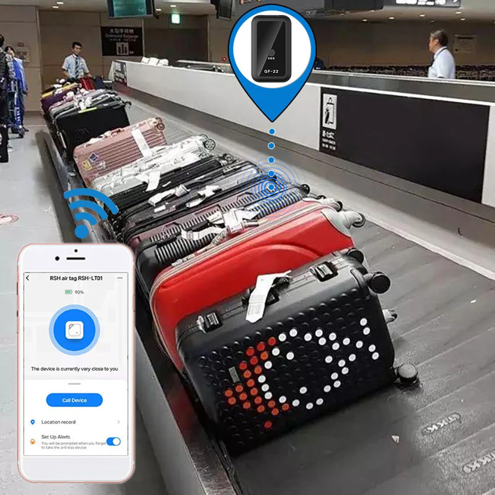 GPS Tracker Car Tracker 1-5pcs Mini GF-22 GPS Tracker WiFi LBS GPS Position Car Bike Bicycle Real Time Tracking Positioner Pet Kids Anti-Lost Locator