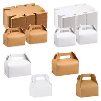 10/30pcs Kraft Paper Gift Box Containers Perfect for Packaging, Wedding, Party, Birthday Decorations and Small Business Supplies 1