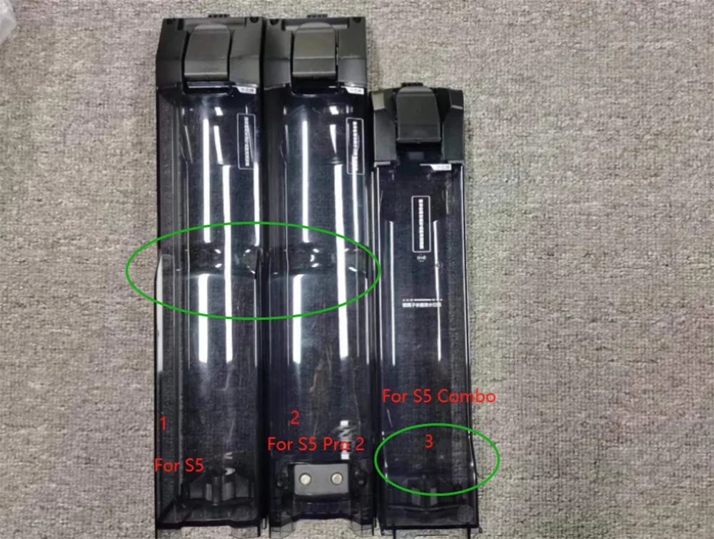Description Picture 4 of itemOriginal Clean/Dirty Water Tank For Tineco Floor One S5/ S5 Pro 2 Vacuum Cleaners Replacement Spare Parts Filter Roller Brush