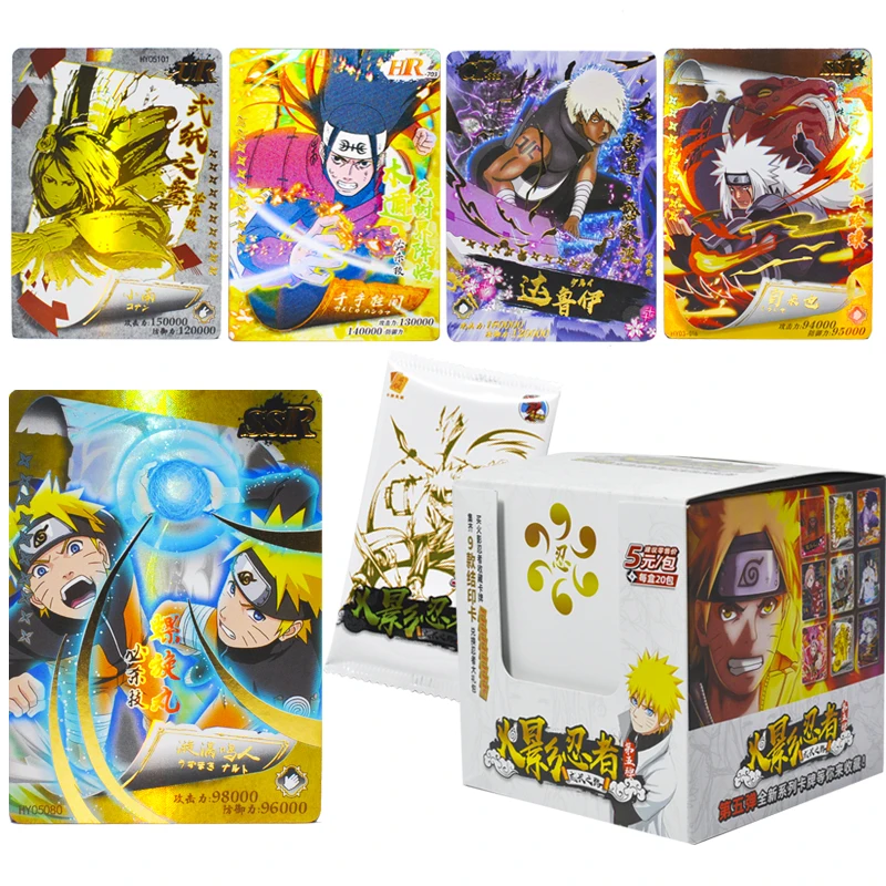 

Naruto Card Series Anime Character Rare Flash SSR Card Deluxe Trading Collection Card Game Toys Children Gifts