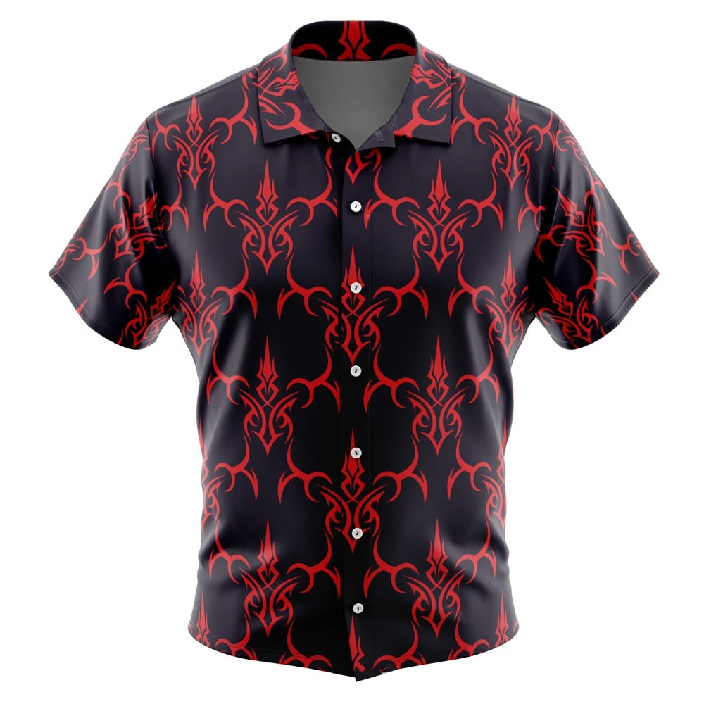 Kyojuro Rengoku Demon Slayer Button UpHawaiian ShirtFashion Trend Breathable Loose Versatile Casual Sports Summer Men
