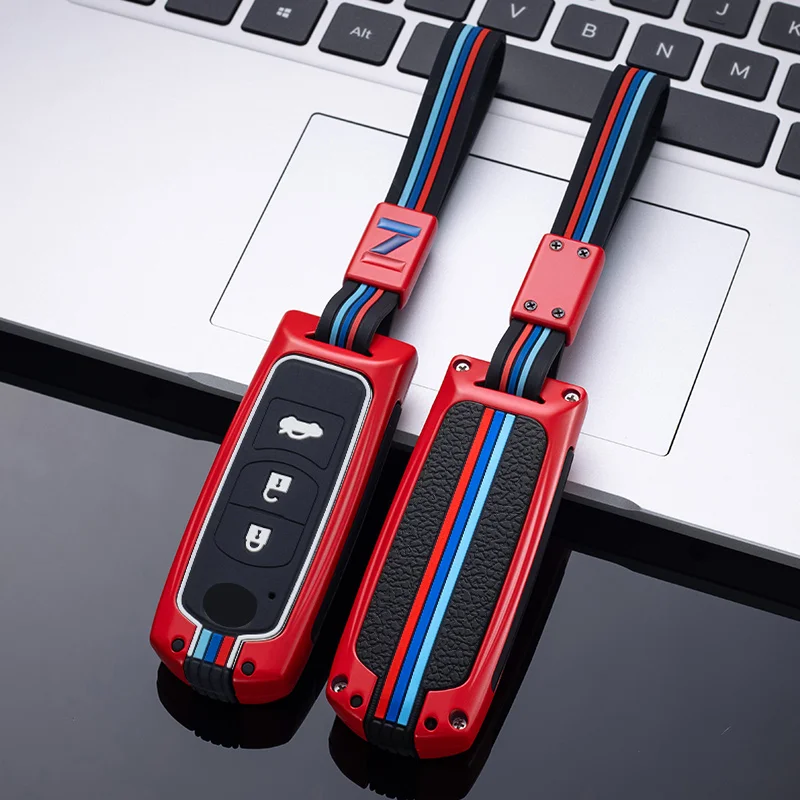 Red Black 2023 Car Key Case For Mazda 6 2 3 cx3 cx5 gh Atenza Button