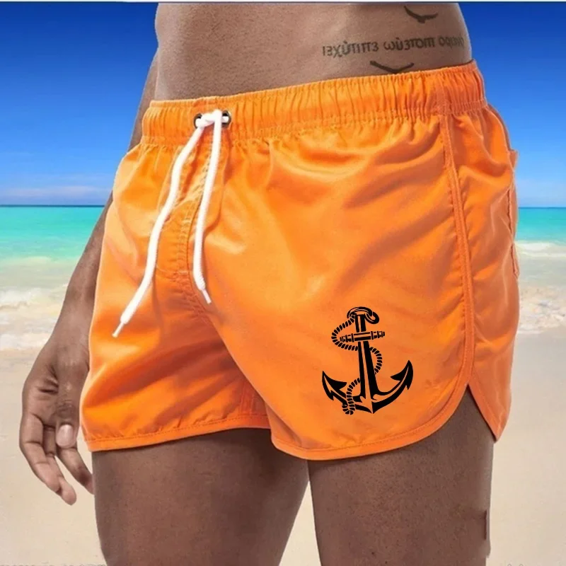 Mens Beach Shorts Jesus Cross Design Quick Dry