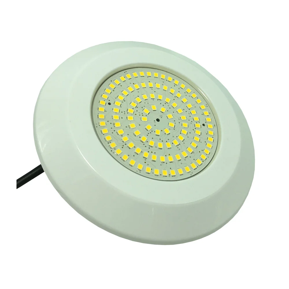 

Waterproof Pool LED 12W 12V Underwater Fountain Lighting IP68 Waterproof Slim Plastic Resin Filled Warm White Blue Color