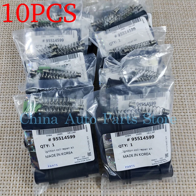 10SET Original Ignition Coil Pack Repair Kit For Chevrolet Aveo Opel Vauxhall Corsa Meriva Mokka Zafira Astra 95514599