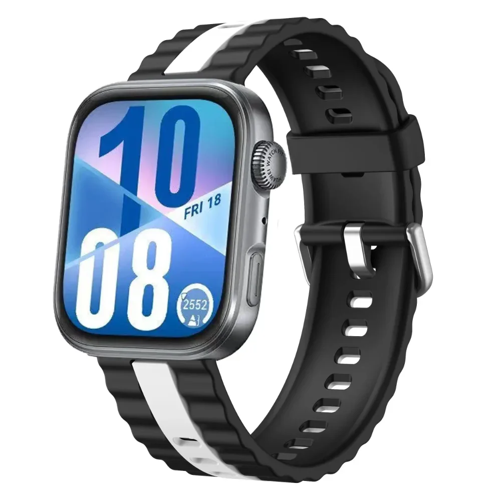 Sprot Two-Color Silicone Strap Bracelet