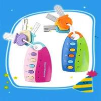 Baby Toy Musical Car Key Vocal Smart Remote Car Voices Pretend Play Educational Toys For Children Baby Music Toys 1
