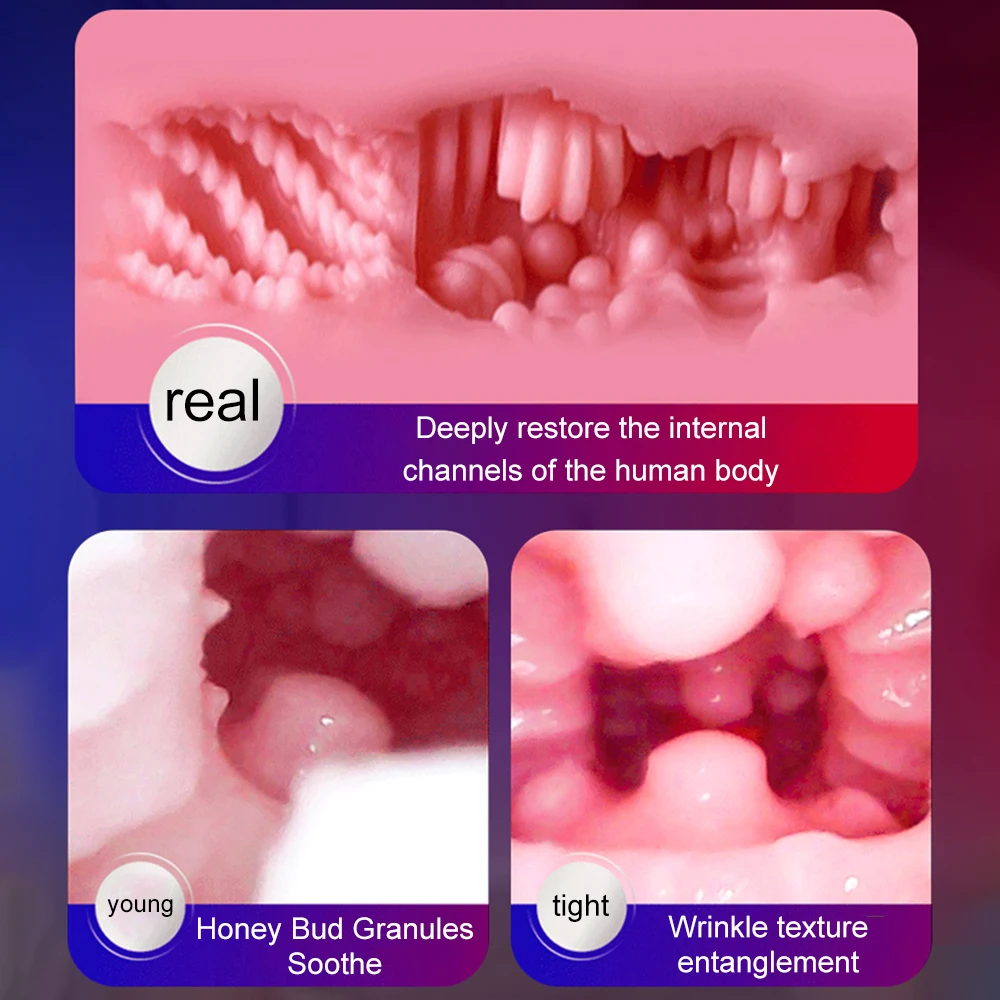 Male Automatic Suckig Blowjob Masturbator Cup Pump Vibrator Real Vagial Pocket Pusssy Sex_voghion.com