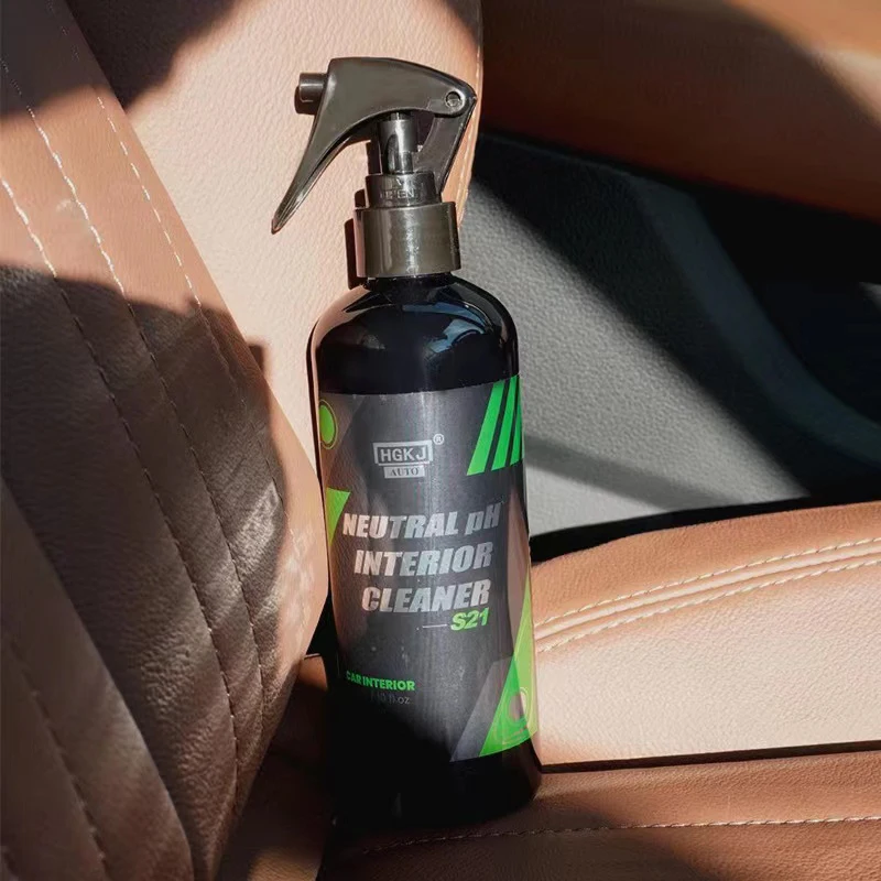 S21 Plastic Parts Refreshing Foam Spray Leather Cleaner Repair Neutral pH Car Interior Cleaning Dus-t Remover Car Detailing HGKJ Car Cleaning Agent