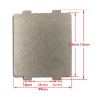 Couvercles universels de guide d'ondes pour micro-ondes, feuilles de plaque de mica, accessoires de réparation de four domestique, appareils de cuisine, restaurant, 5 pièces 6