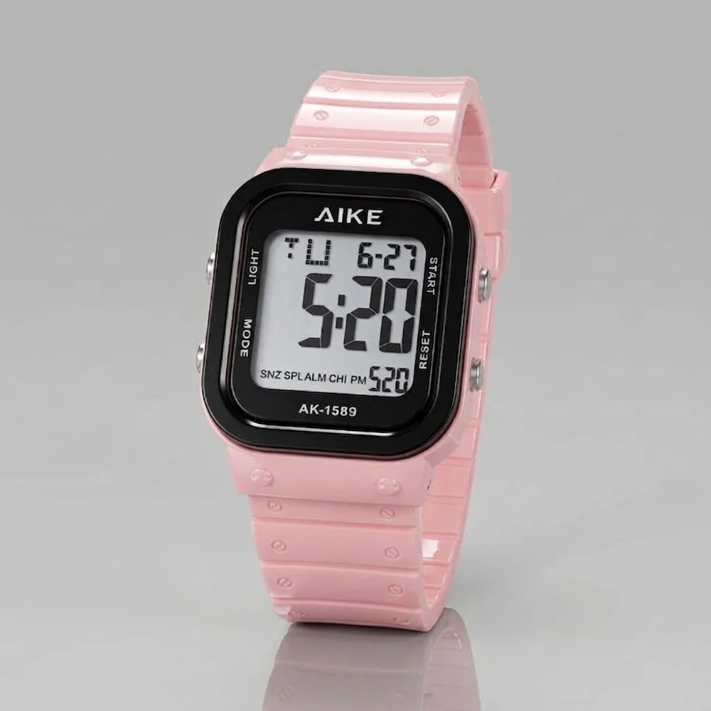 Waterproof Digital Sport Watch with Stopwatch, Date & Week Display, Backlight, and Lightweight Design