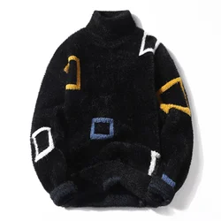 Sweaters men 2023 winter korean style mens warm sweater men fashion sweaters autumn Men's wool pullovers full size M-XXXL