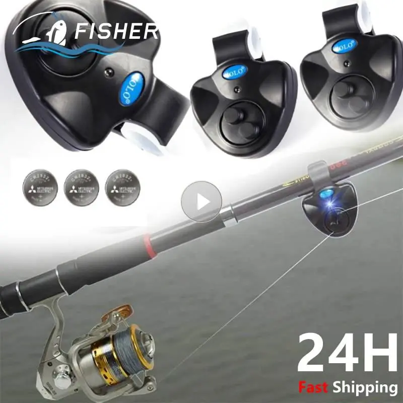 Fishing Alarm Fish Bite Alarm Loud Sound Bell Clip On Fishing Rod Fishing  Electronic LED Light Fishing Tackle Tools Accessories - AliExpress