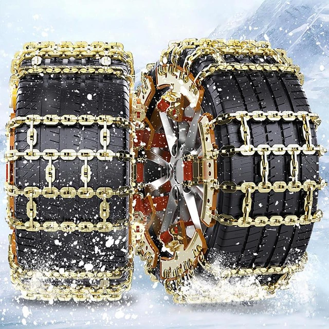 Snow Chains For Car 6pcs/set Tire Chains For Snow And Ice Car Tyre