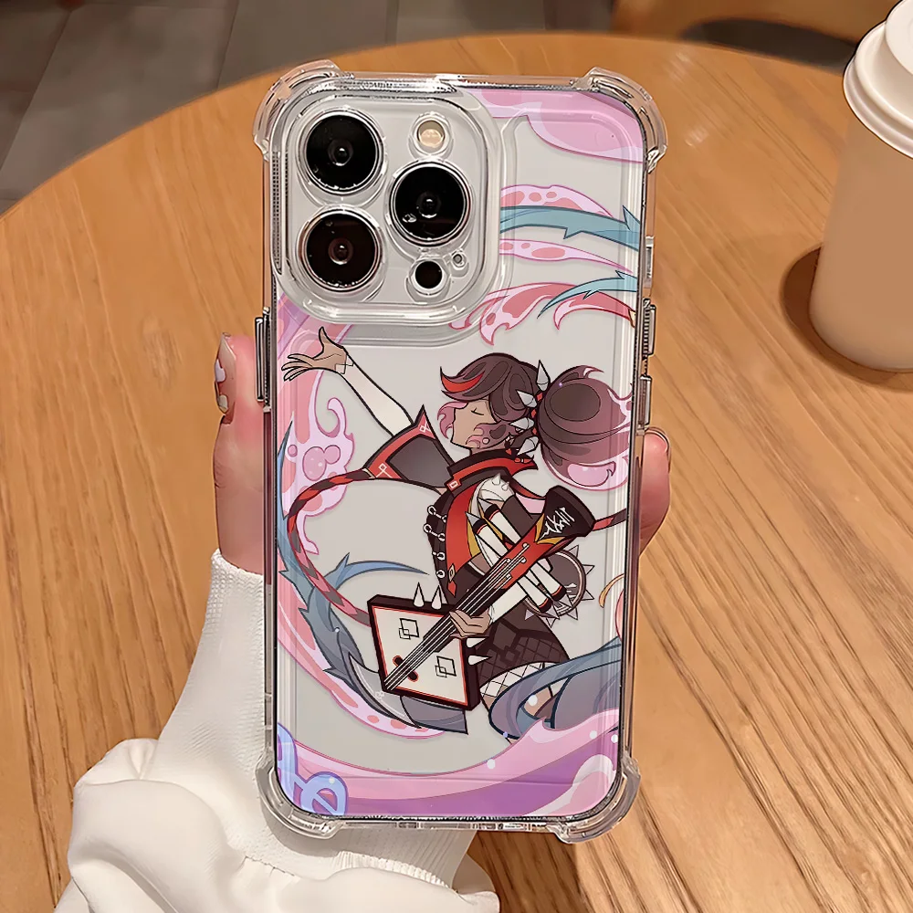 Genshin Impact Themed Protective Phone Case - Durable Fall Cover