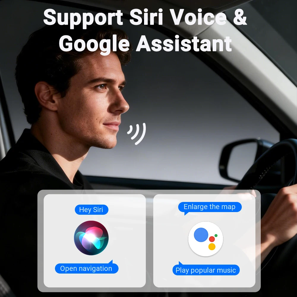 Nuovo adattatore wireless Carplay/Android Auto Dongle intelligente WiFi 5GHz 2in1 per Volvo Benz Audi Kia Hyundai VW Mazda Cadillac Peugeot - Image 5