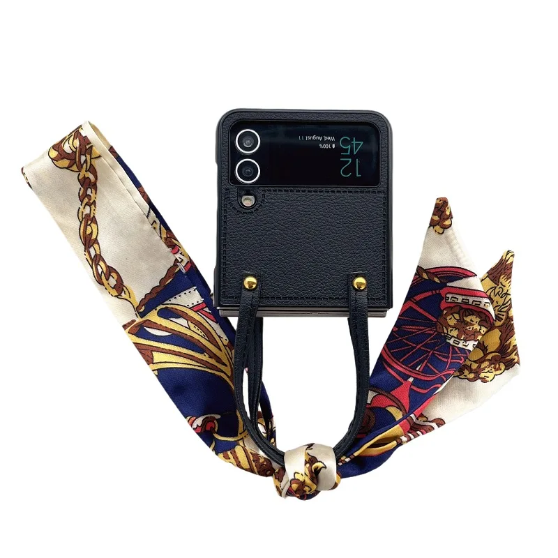 Hülle mit Gürtelschlaufen für Samsung Galaxy Z Flip 6 Z Flip 5 Z Flip 4 3 2 1 Hülle Stoßfeste Schale für Flip 2 Rückseite_voghion.com