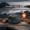 700W/720WH Portable Power Station 200000mA NCM Battery w/ 2 700W AC Outlets,With 100/200W Solar Panel Recharge from 0-80% in 60 3