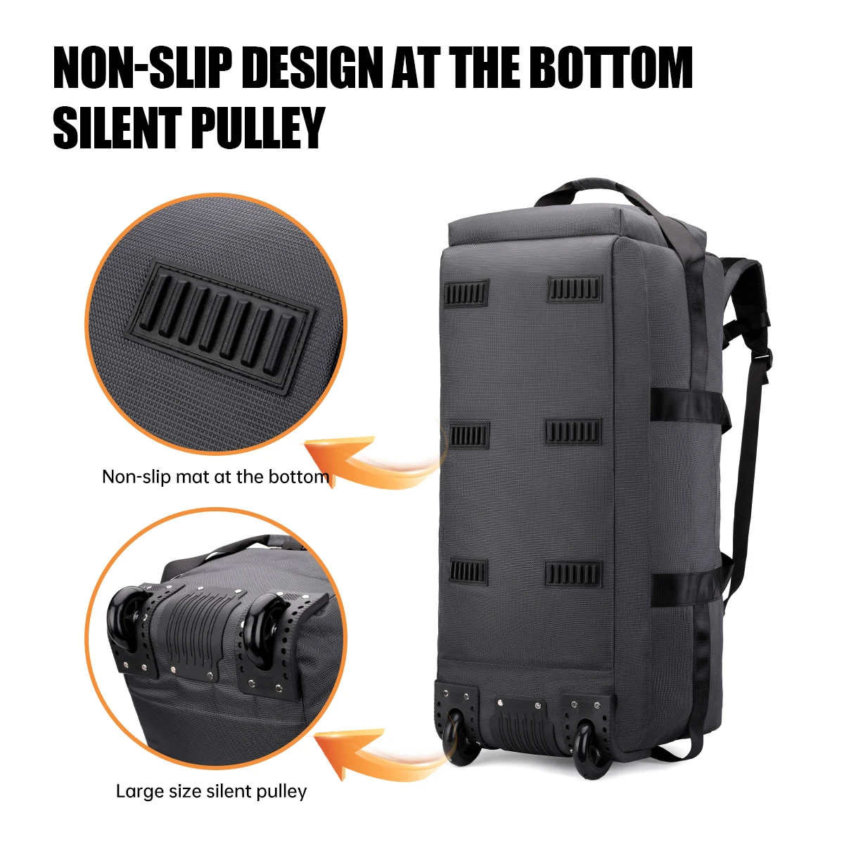 Student Quilt Storage Bag, Large Capacity, for University and High School Students, for Starting School, for Storing Clothes, Quilts, Luggage Bag with Wheels