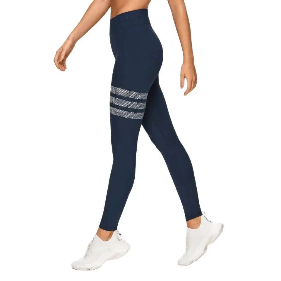 

NAIKEWAY Ocean Blue Leggings Set Casual Yoga Pants High Quality 2022 New Spring Autumn Solid Color Fitness Low Sports Pants
