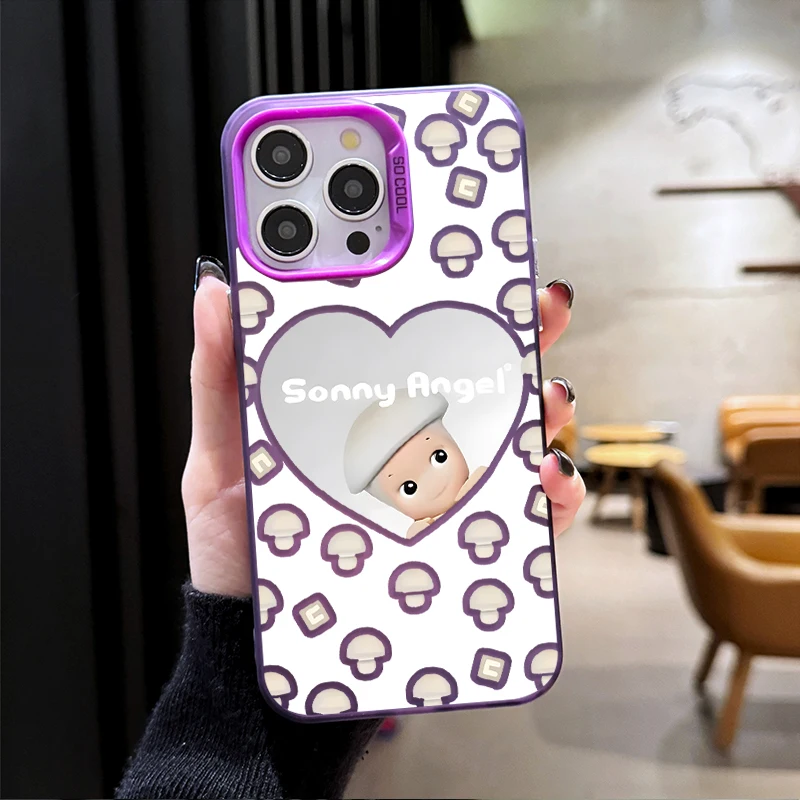 thumbnail image 1 of Funda protectora a prueba de golpes para iPhone, carcasa de protección trasera con diseño de s-katarina Angel para iPhone 16, 15, 14, 13, 12, 11 Pro Max, XS, X, XR, 8, 7 Plus, SE 2020, 1 of 5
