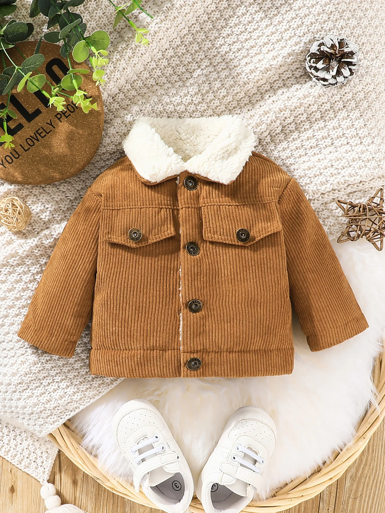 

2022 New Baby Boy Winter Spring Autumn Plush Coats Jackets Fashion cotton down Kids Children Overwear Clothes