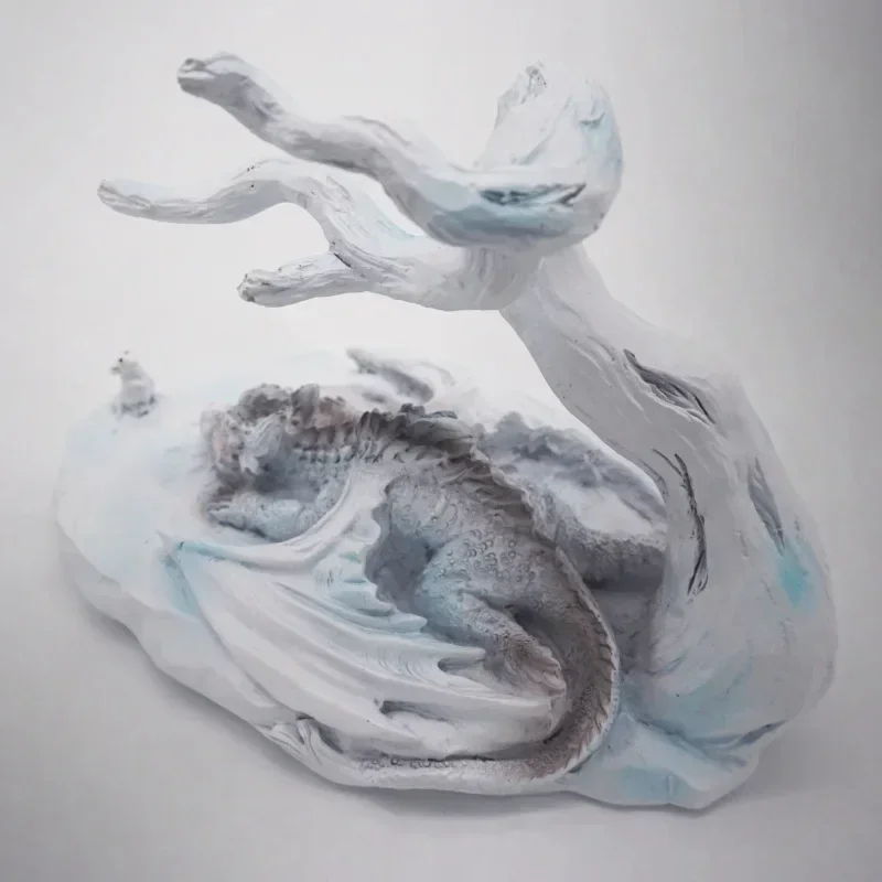 

Dragon and Mouse Art Ornaments Handsome Sculpture Mold Garden Exquisite Room Props Decoration Home Desktop Ornaments Art Decor