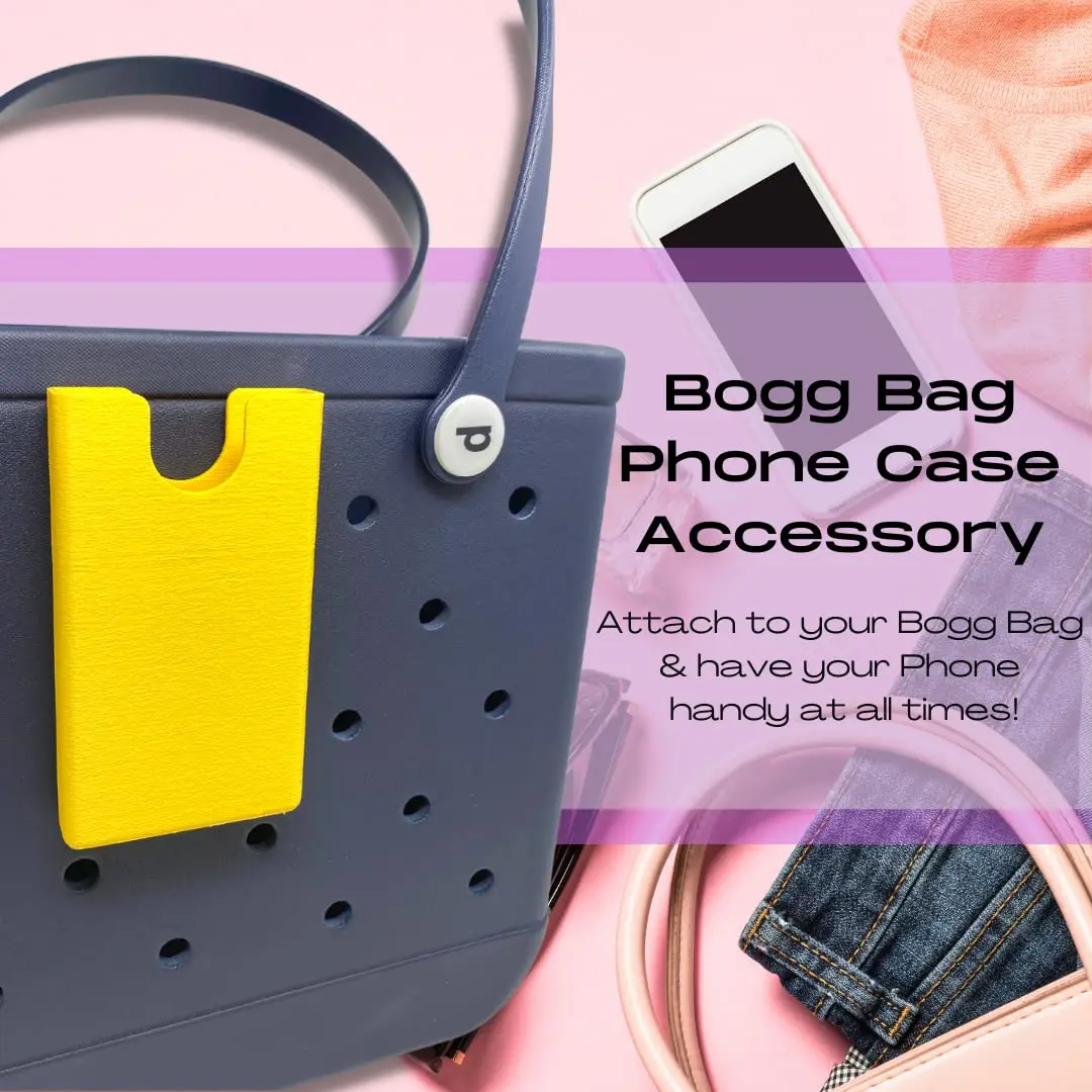 Phone Case Holder Accessory for Bogg Bags - Compatible with All Rubber  Beach Tote Bags - Secure Attachment - Plastic Shell Case - AliExpress