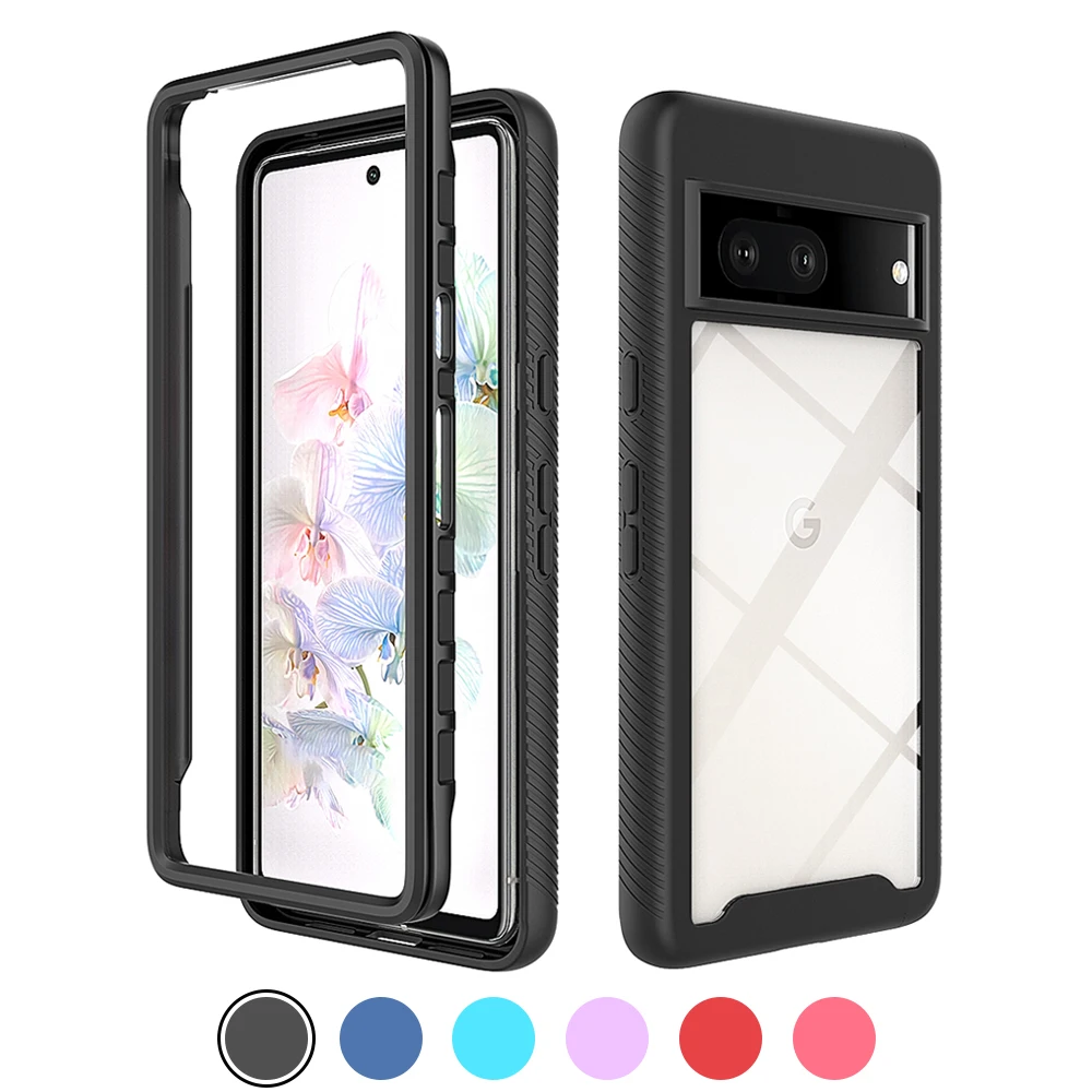 Custodia Protettiva Ibrida Completa Per Custodia Google Pixel 7 Custodia Trasparente Antiurto Per Pixel 6A Pixel 7 Pro 2022 Pixel 6 Pro