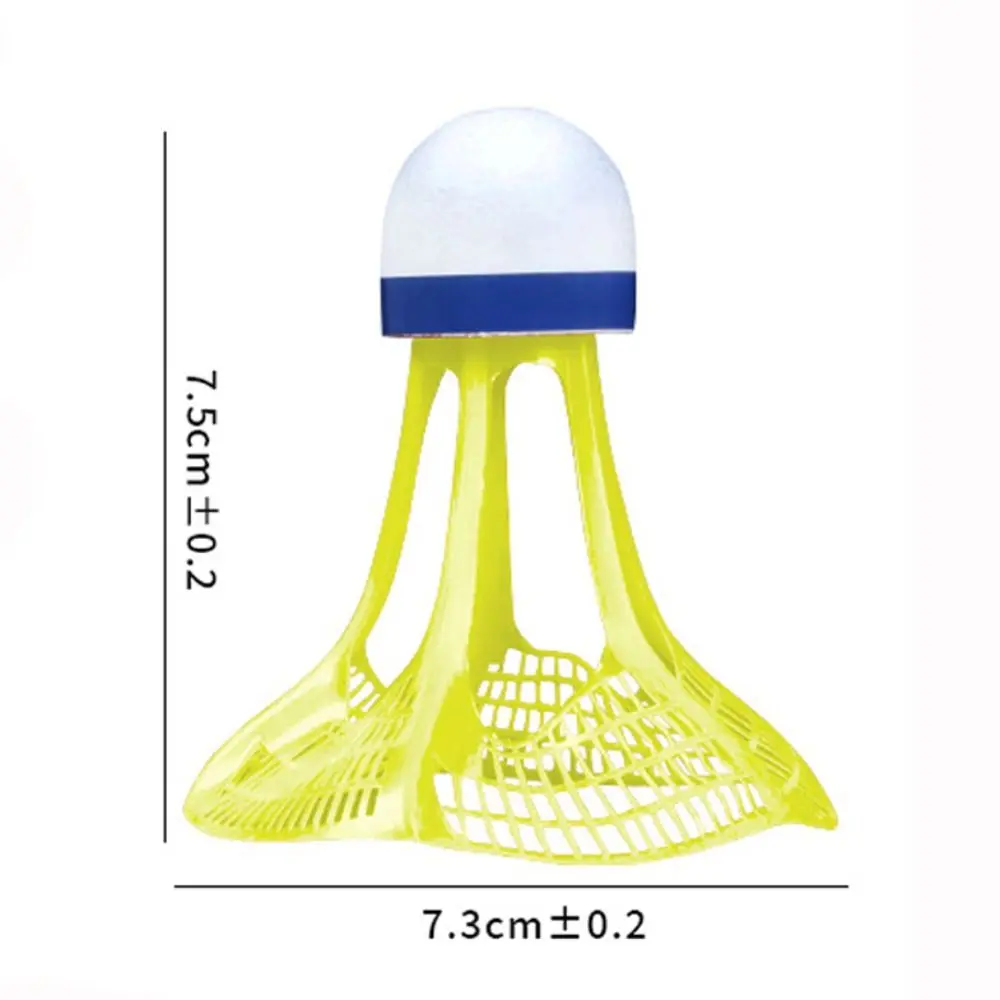 Badminton Shuttlecock Badminton Ball 3PCS Nylon Stable Multicolor Sport Supplies Wind Resistance Shuttlecock Ball Windproof Badminton Training Accessoires
