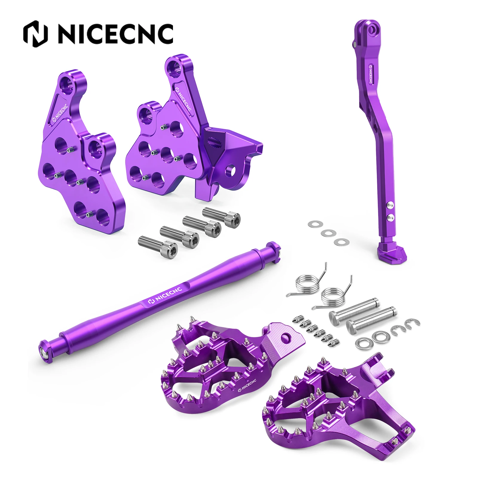 NICECNC Für Surron Light Bee X S L1E Für Segway X160 X260 Extender Fußrasten Halterung Paket Unterstützung Klammer Einstellbare Kick Ständer – Detail 11