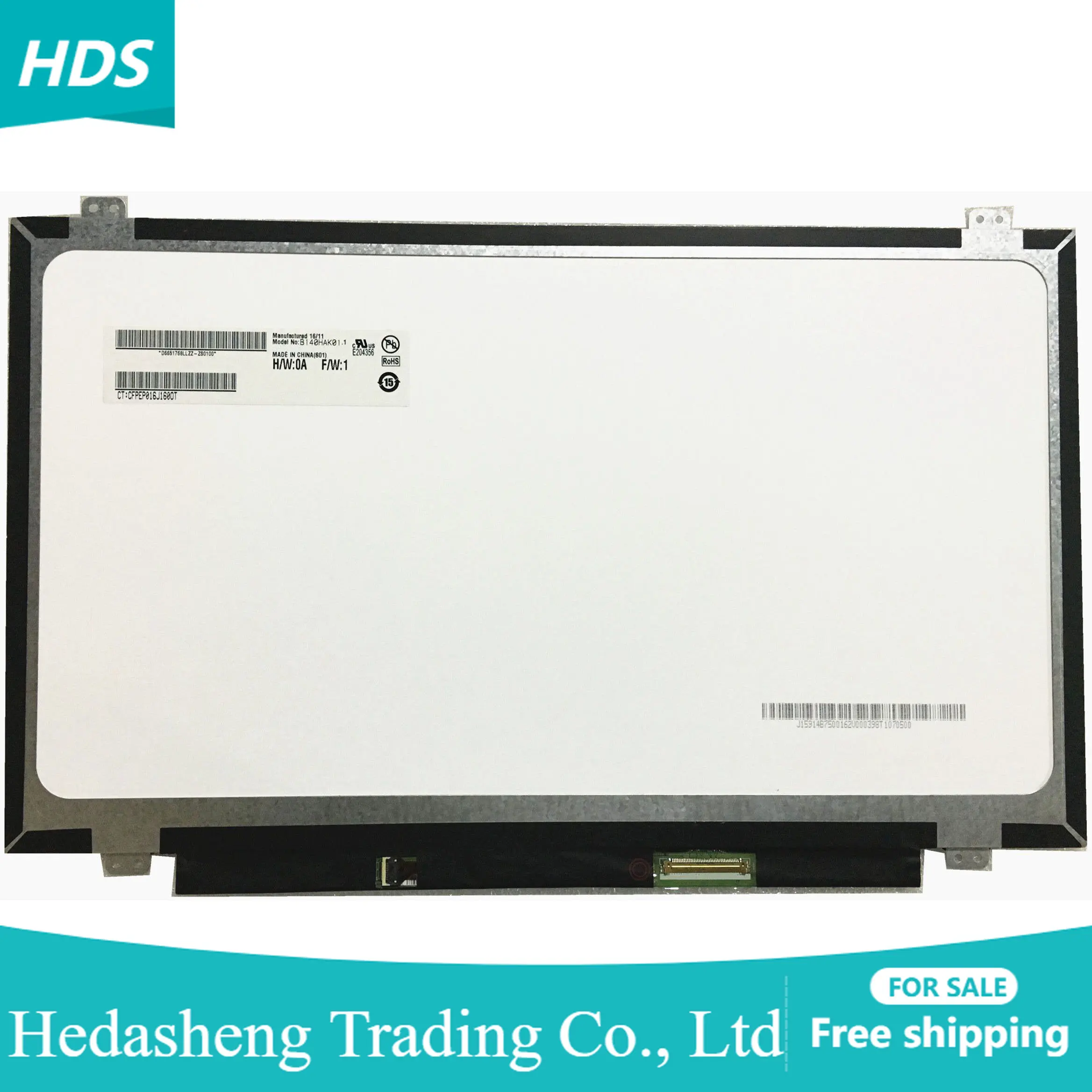 

B140HAK01.1 14.0‘inch LED Display Laptop Screen 1920x1080 40 pins IPS With TOUCH Digitizer