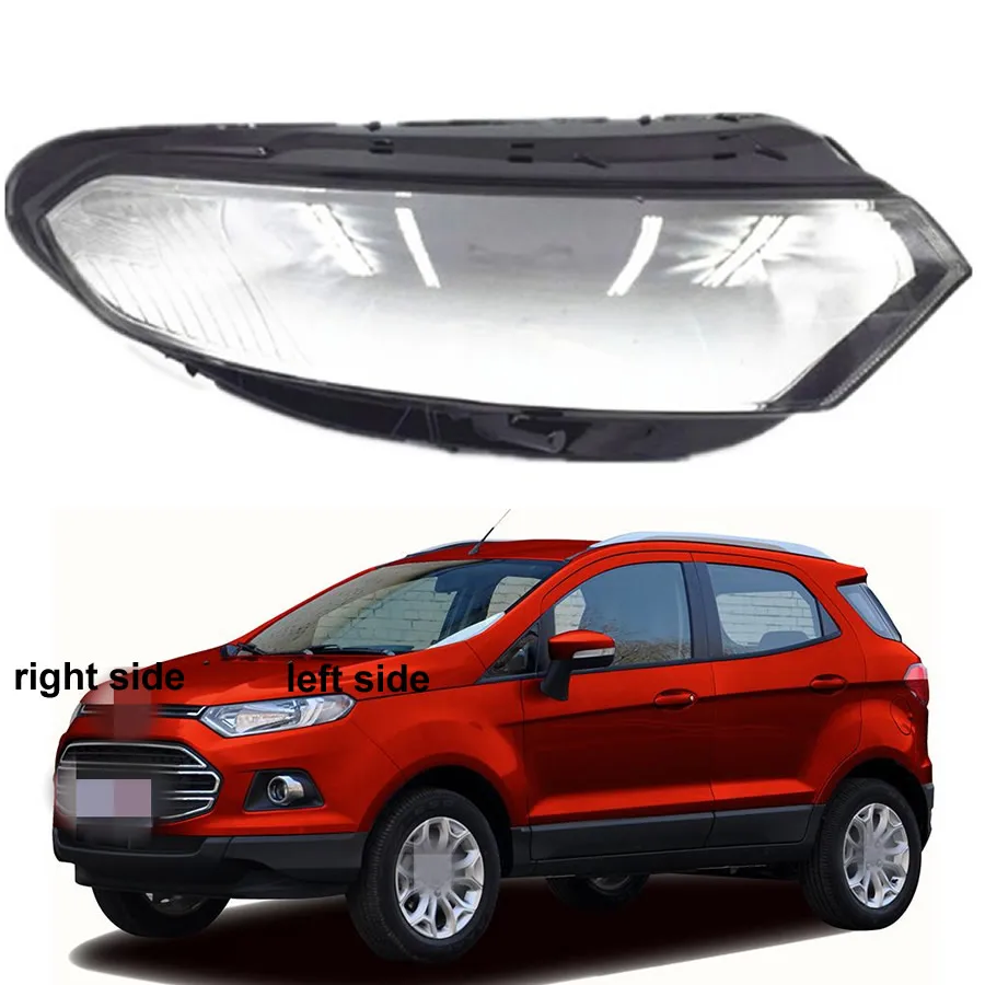 Чехол для передних фар Ford Ecosport 2013 2014 2015 2016 прозрачный абажур корпус из