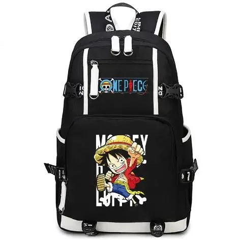 

One Piece School Bag Anime Peripheral Backpack Student Backpack Shoulders Outdoor Bag Beautiful Fashion Accessories