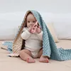 Baby Blanket Warm Fleece Infant Quilt Bedding Swaddle Wrap Newborn Soft Stroller Sleep Cover Comfortable Washable Thick Blanket 2